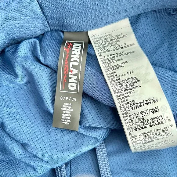 Kirkland Signature Men's Tropical Floral Print Lined Swim Trunks Size Small - Picture 5 of 5